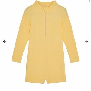 MONDAY Swimwear Hilo One Piece Kids – Honey Crinkle – 2T – NWT